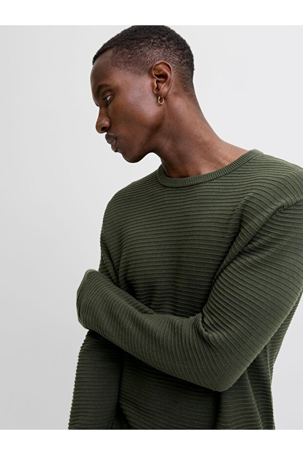 Strickpullover Einfarbig Strickpullover - 7