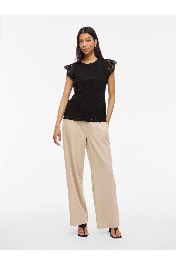 Oberteil mit kurzen Ärmeln VIMYNTE Spitzen - 5