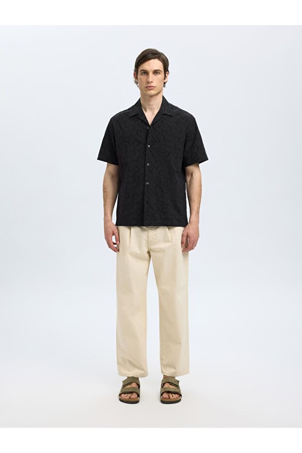 Kurzarmhemd Besticktes - 4