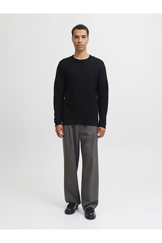 Strickpullover Einfarbig Strickpullover - 4