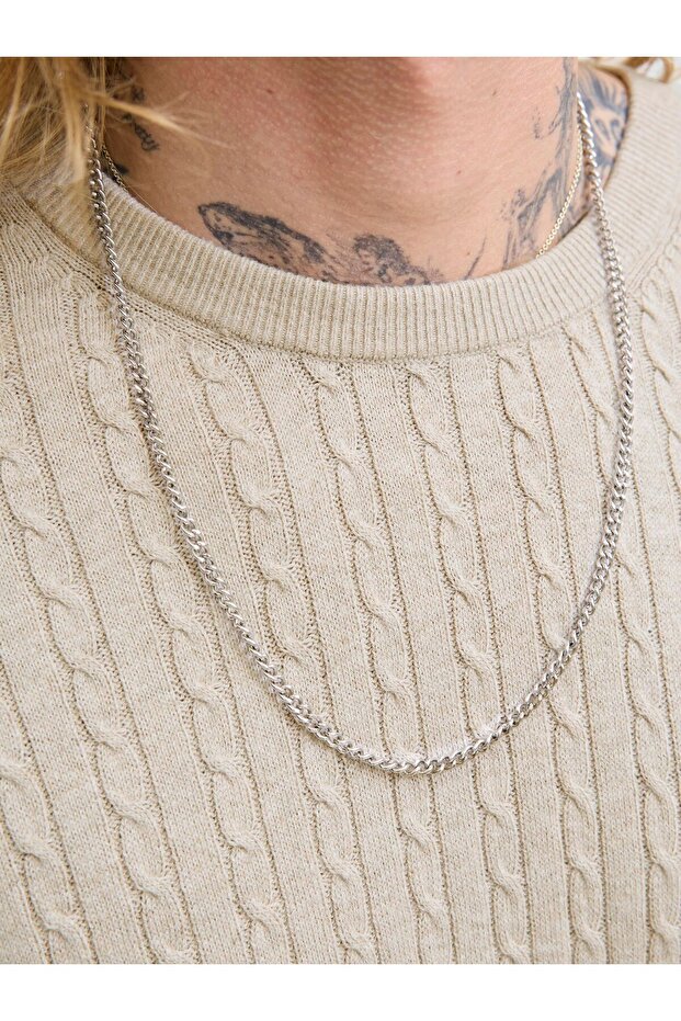 Strickpullover Einfarbig Strickpullover - 5