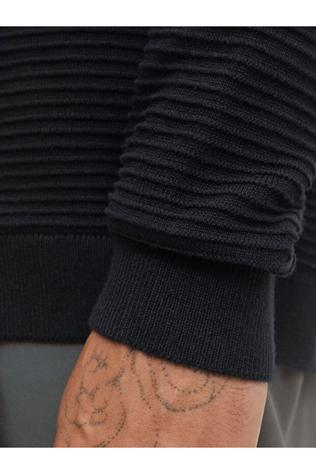 Strickpullover Einfarbig Strickpullover - 5