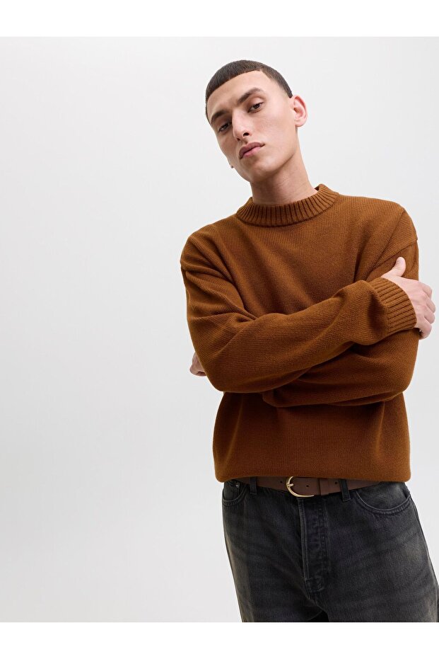 Strickpullover Einfarbig Strickpullover - 7