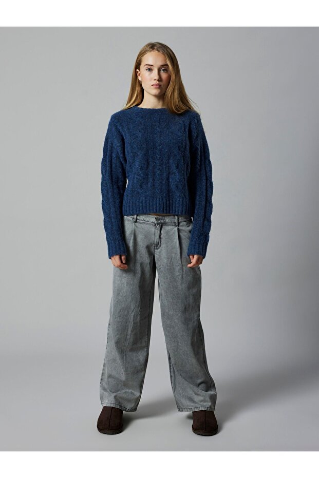 Strickpullover Zopfstrick - 5