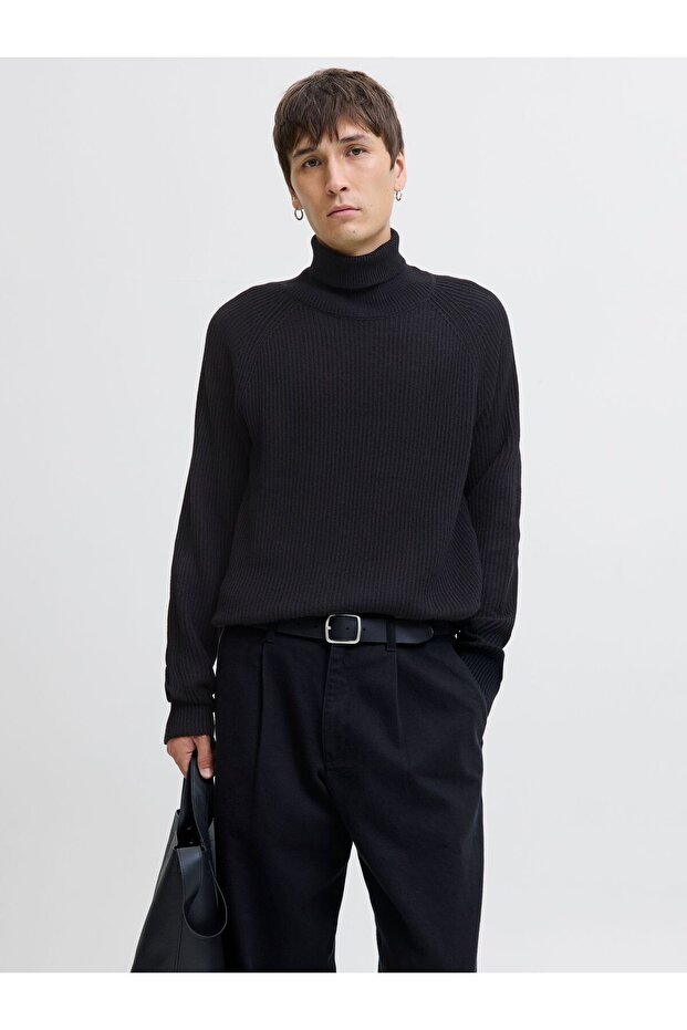 Strickpullover Einfarbig Strickpullover - 1