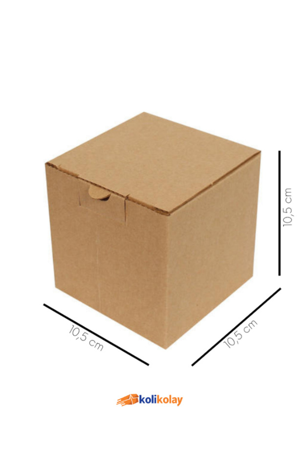 10,5x10,5x10,5 cm Kilitli E-Ticaret Kutusu, Kupa Kutusu, Mum Kutusu 10 Adet - 4