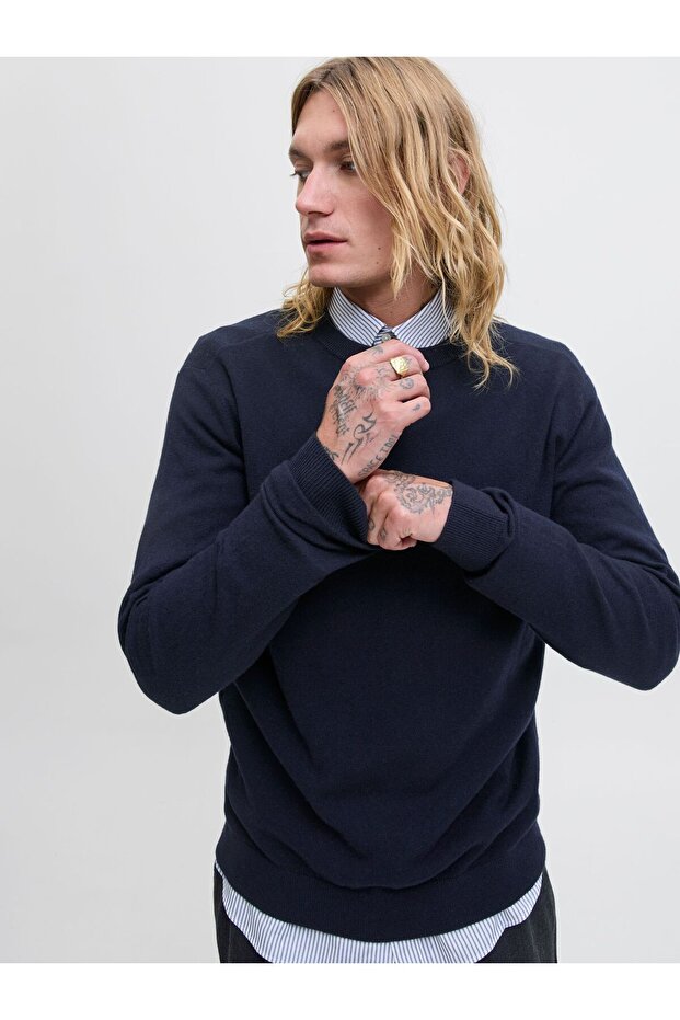 Strickpullover Einfarbig Strickpullover - 7