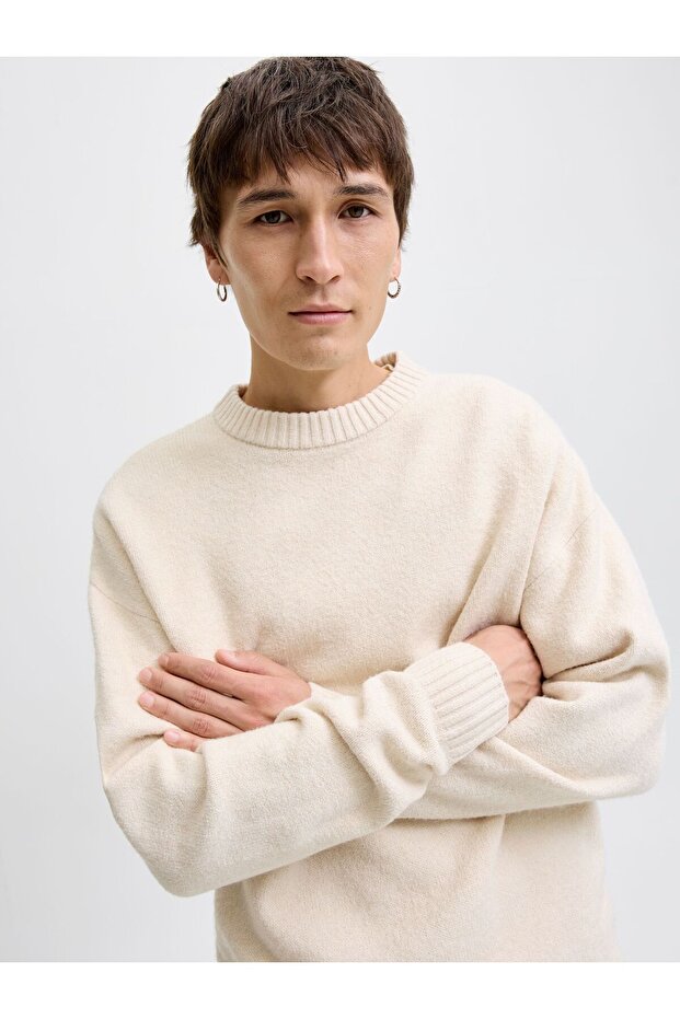 Strickpullover Einfarbig Strickpullover - 7