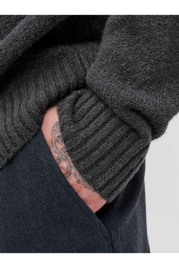 Strickpullover Einfarbig Strickpullover - 6