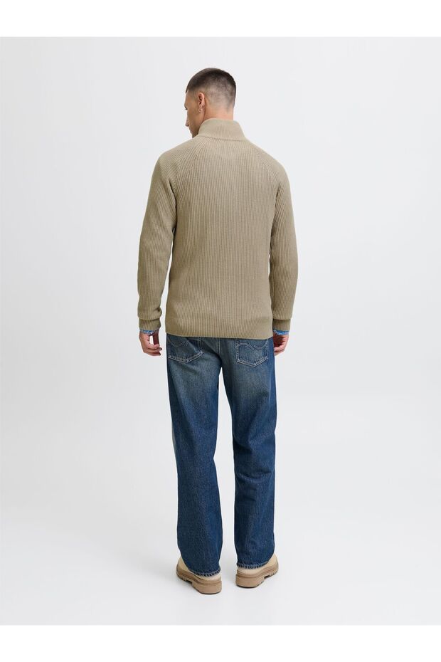 Strickpullover Einfarbig Strickpullover - 3