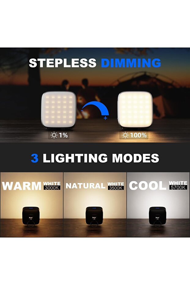 F5 LED Camping Lantern Rechargeable - 4