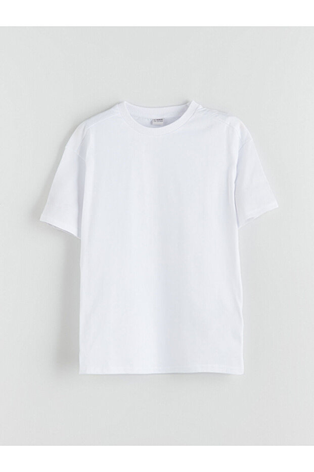 Vizyon New Season Crew Neck Basic Boys' T-Shirt