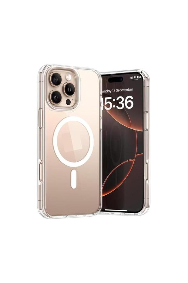 iPhone 16 Pro Max Transparent Mag Safe Case Magnetic Phone Case for iPhone 16 Pro Max
