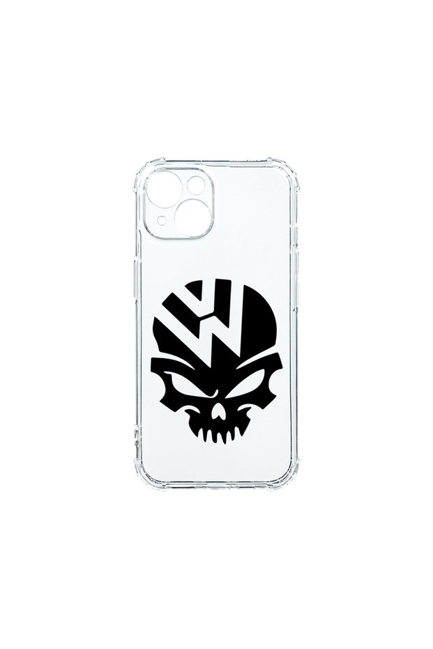 Carcasă spate antișoc pentru Apple iPhone 15 Plus, VW Skull, AS 1663