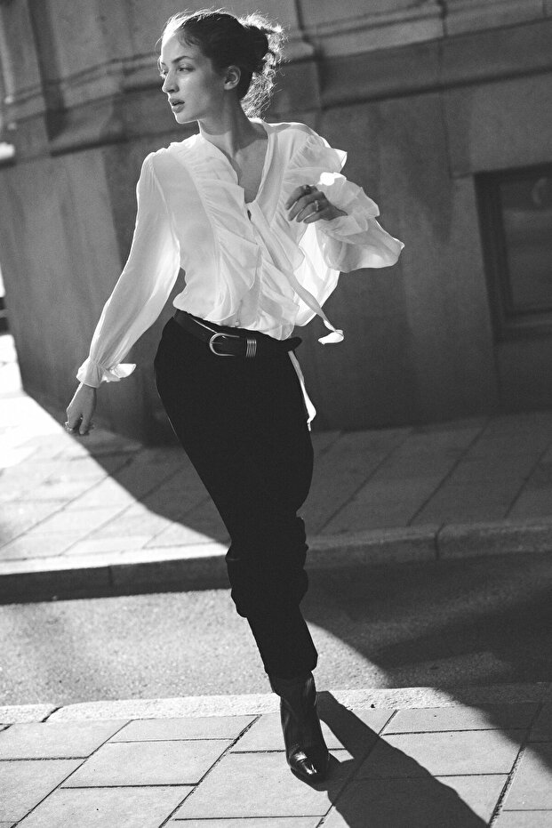 Fırfırlı Bluz - 3