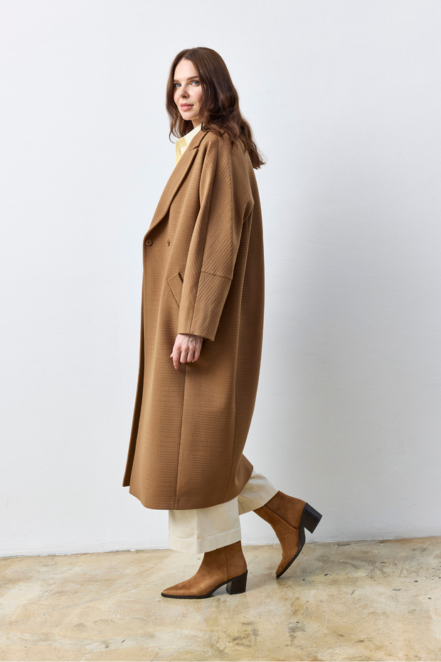 Oversize Tütün Kaban - 4