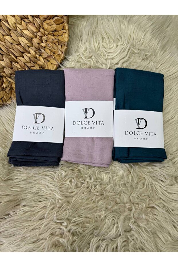 3Üçlü Bambu Crash Şal - 1