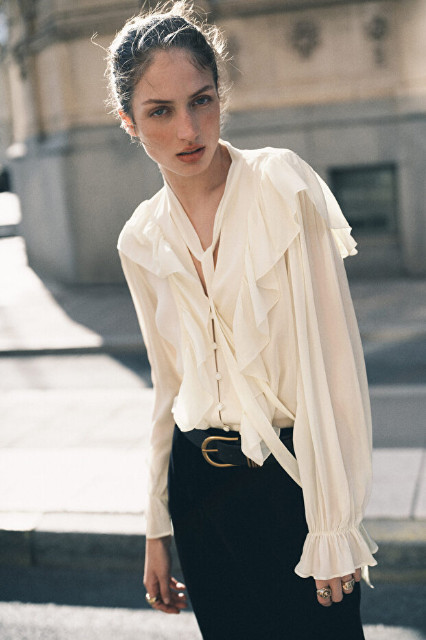 Fırfırlı Bluz - 2