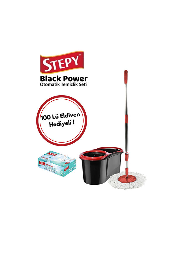 BLACK POWER TEMİZLİK SETİ ELDİVEN HEDİYELİ - 1