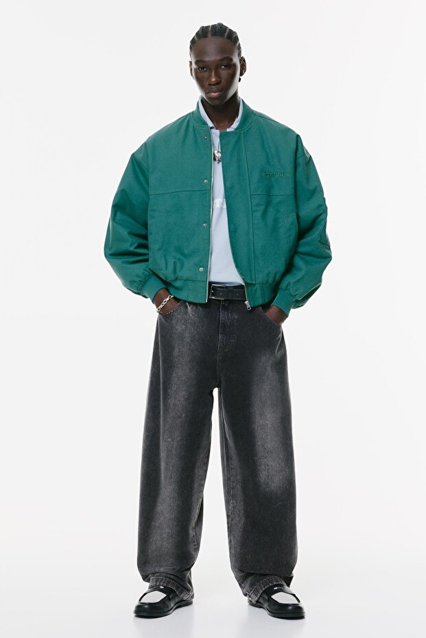 Pamuklu bomber ceket - 2