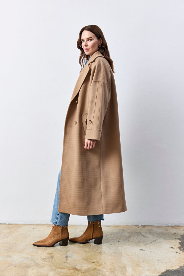 Uzun Oversize Camel Kaban - 3