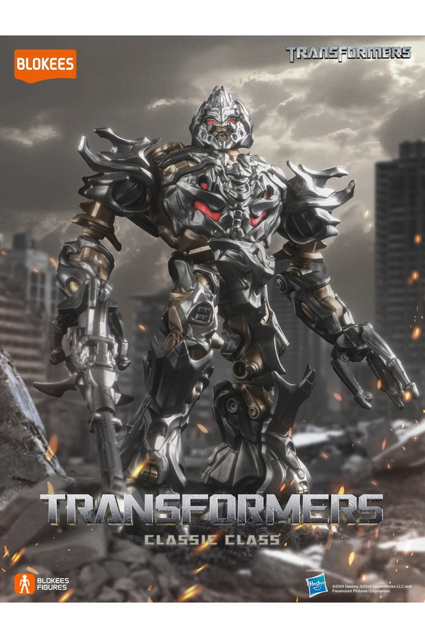 Figures Transformers Model Kit with Luminous Eyes Classic Class Version 10 Movie 1 Megatron - 5