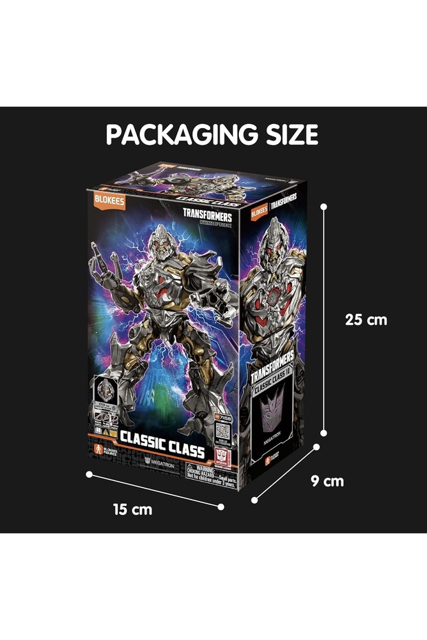 Figures Transformers Model Kit with Luminous Eyes Classic Class Version 10 Movie 1 Megatron - 8