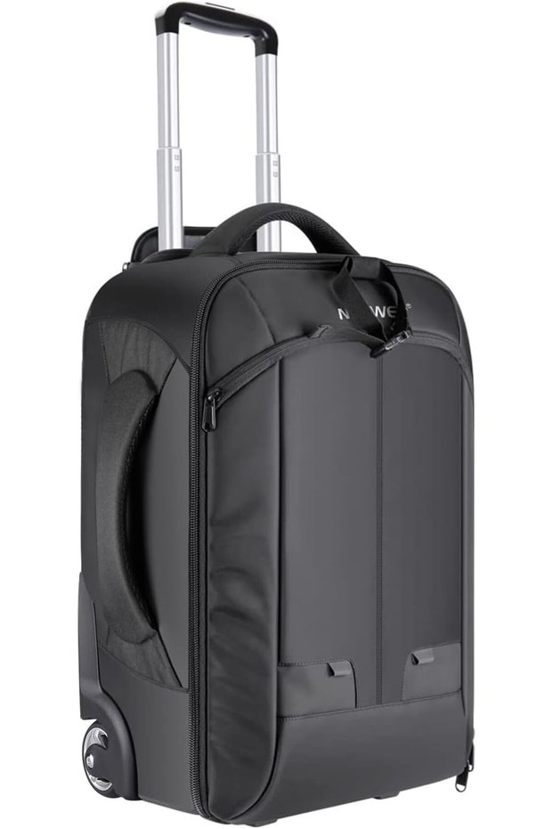 2-in-1 Convertible Wheeled Camera Backpack