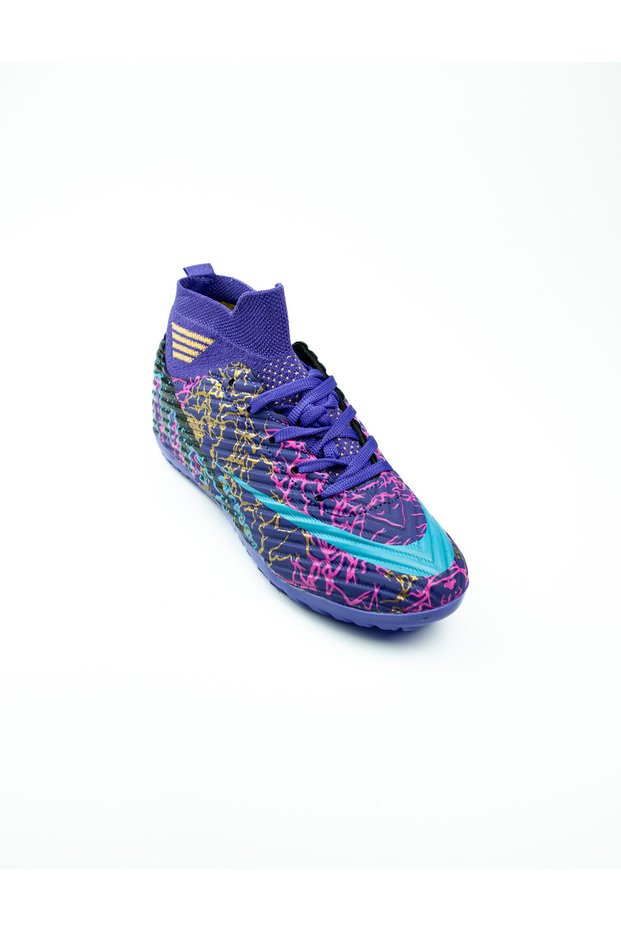 Babalı 565 Purple Socks Kids Astroturf Field Shoes