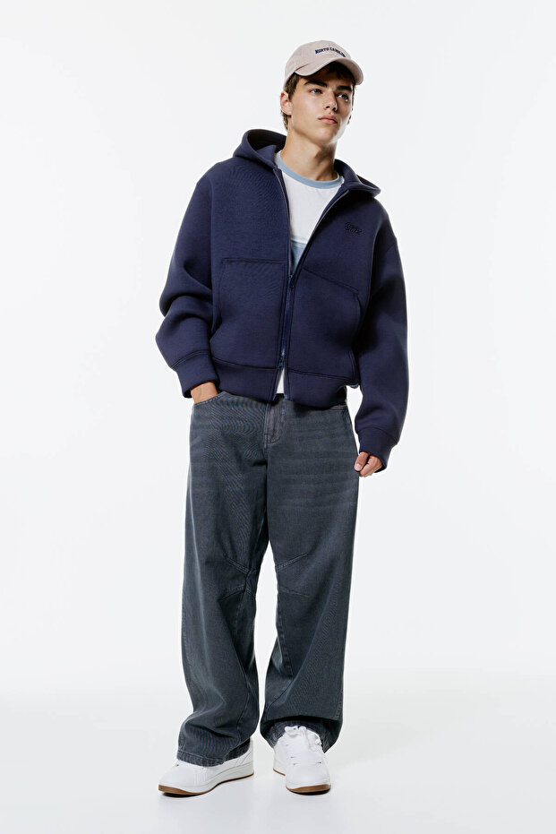 STWD Kapüşonlu Fermuarlı Ceket - 1