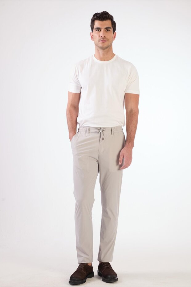 Men's Slim Fit Gray Trousers