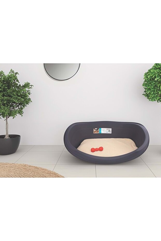 JAVA PLASTİK KÖPEK YATAĞI+MİNDER (L) - 4