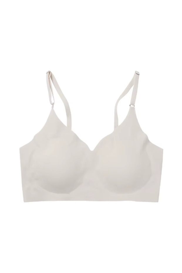 Laser Cut Removable Pad Adjustable Strap Comfortable Bra - 3