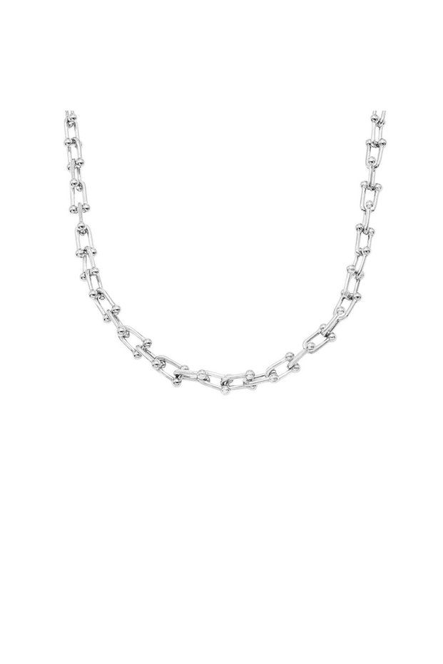 Silver Chain with Round Elements
