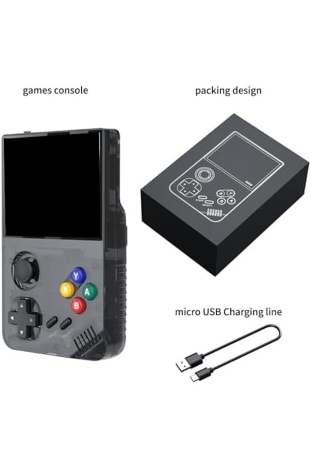 Portable Game Console Retro Gaming Handheld Console Classic Emulator Portable Game Console Upgrade S - 3