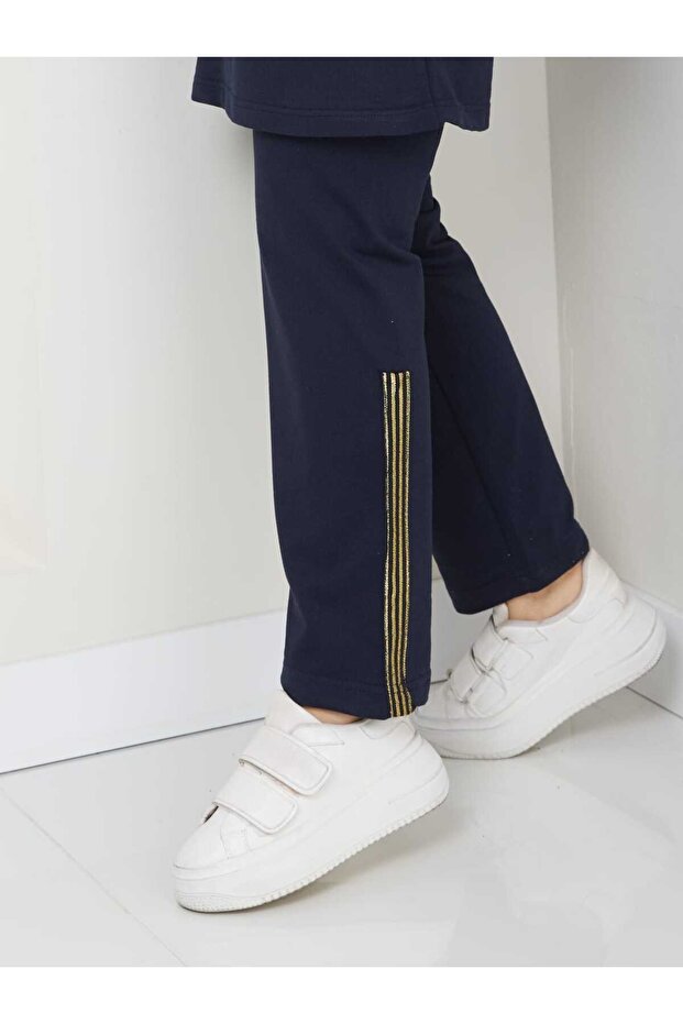 طقم بدلة رياضية مزدوجة مع شريط شيم - 4