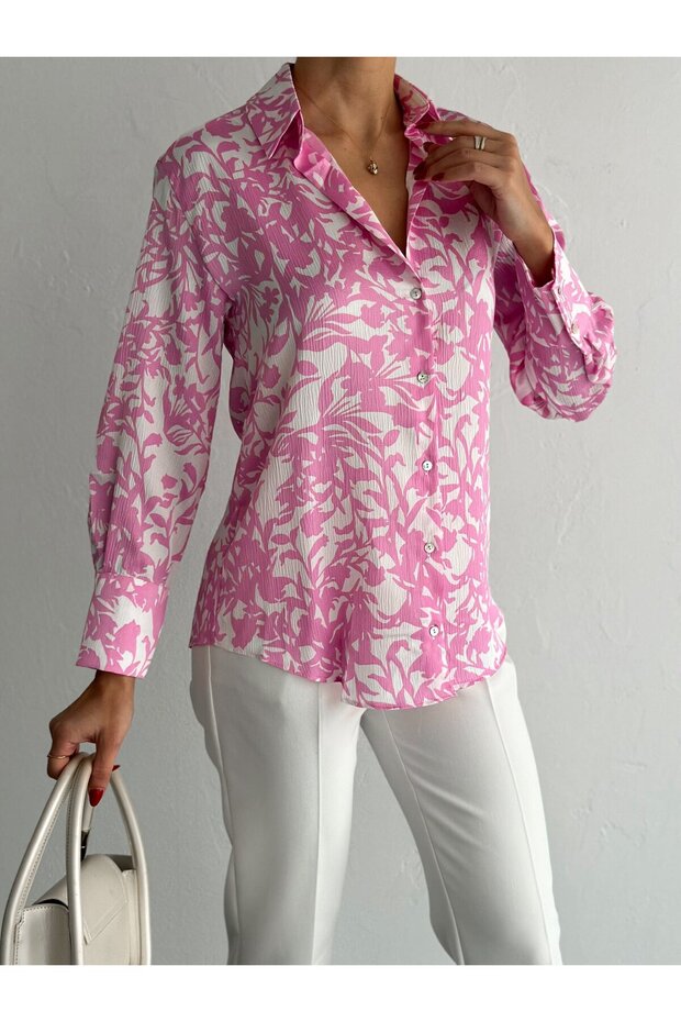 بلوزة بلاش بريز بأزرار - 5