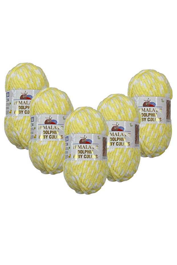 Dolphin Baby Colors Velvet Thread 5 Pack - 80426 - 100 Gr. 120 Meters.