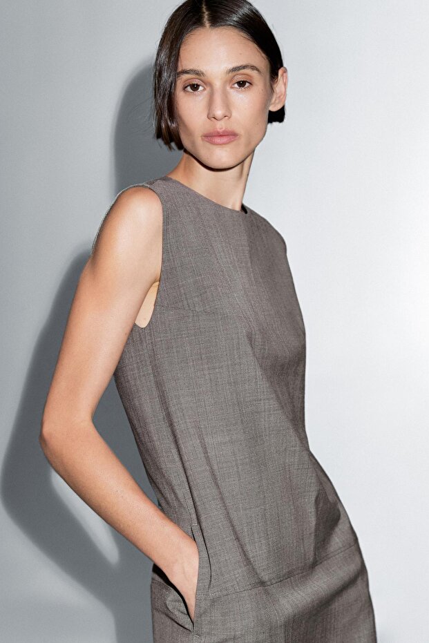 Kısa melanj elbise - 2