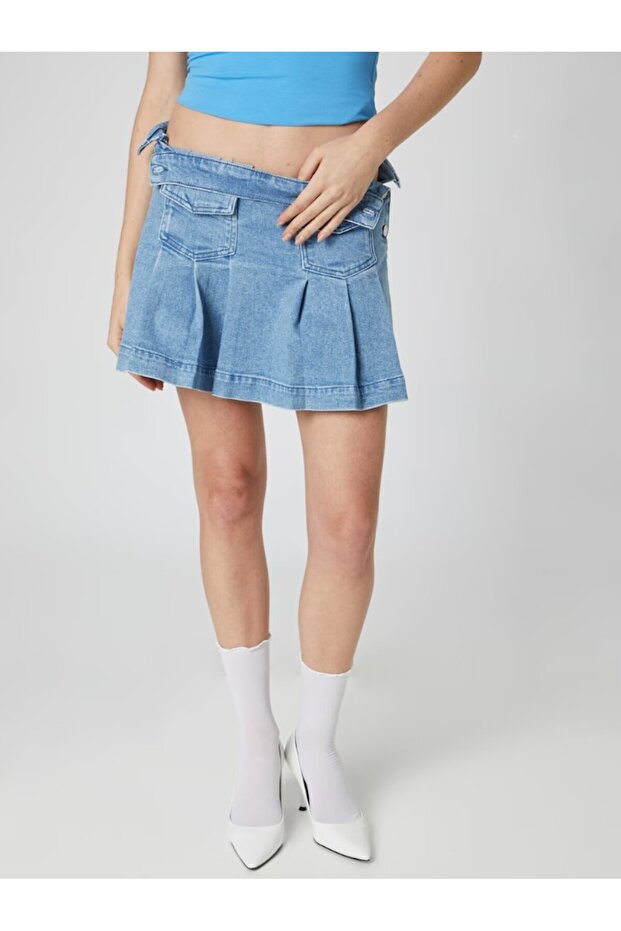 Fusta Fatma din denim - 1