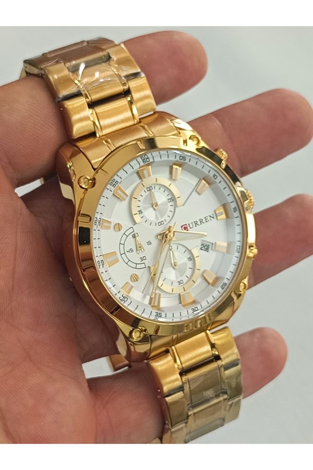 Çelik kordonlu, altın sarısı, - 4