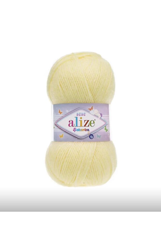 (3 Pcs) Şekerim Baby Hand Knitting Yarn - 13 Light Yellow