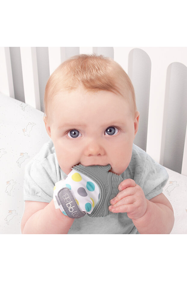 Teething glove Glüv Grey - 2
