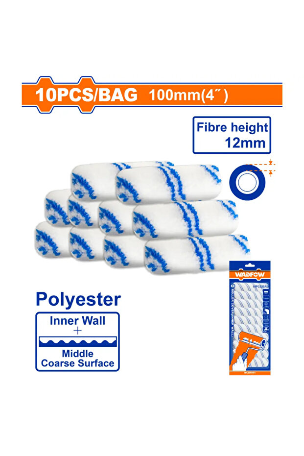 100mm (4") Paint Roller Replacement Kit — WCB4941
