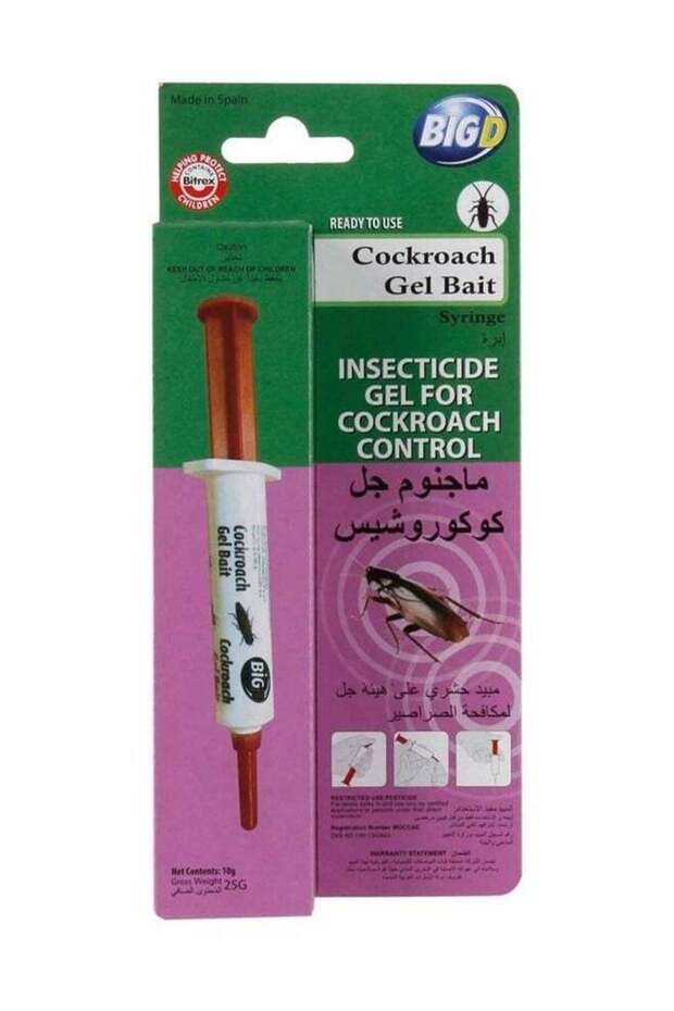 BIG D Big-D Cockroach Gel Syringe: Precise, Odorless, and Potent Pest Control Solution