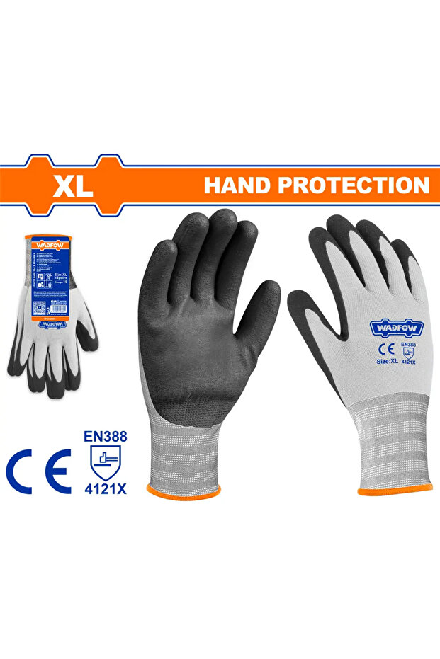 Black Rubber Workers' Gloves – WGV2803