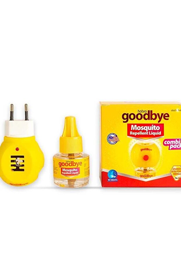 Goodbye Mosquito Repellent Liquid - Combination Pack - 45ml Bottle for Effective Insect Protection
