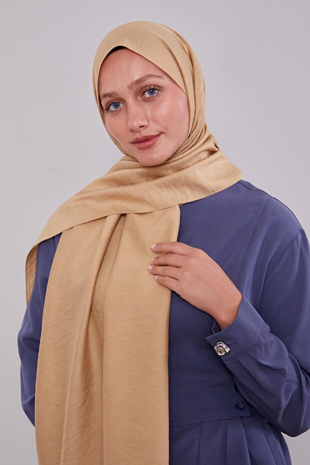 شال أديارا ذهبي سادة - 2