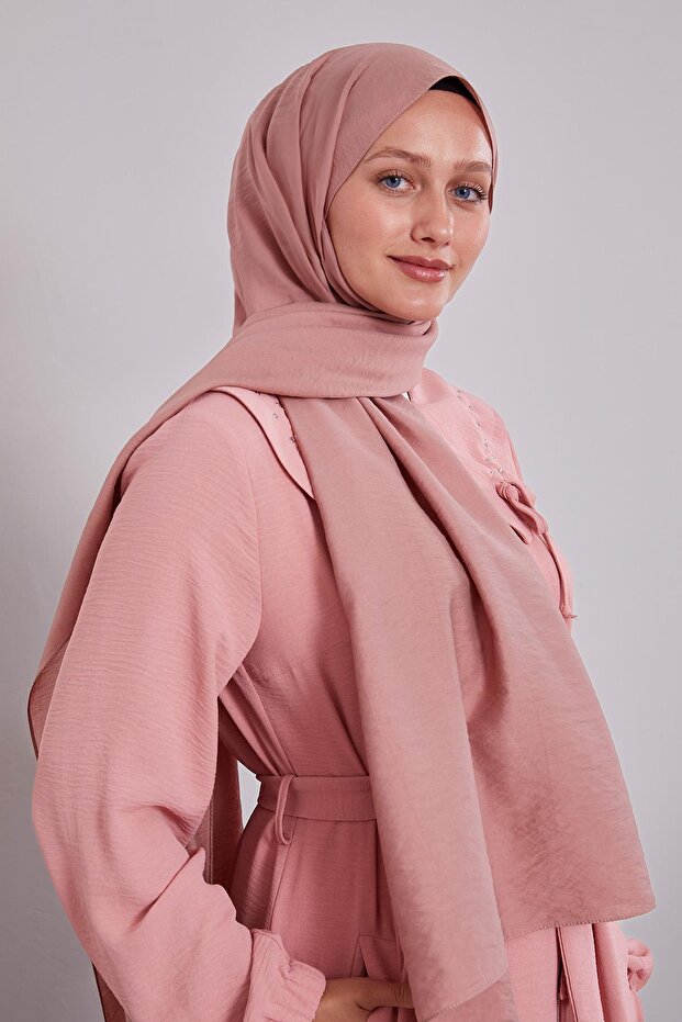 Pink Plain Adria Shawl