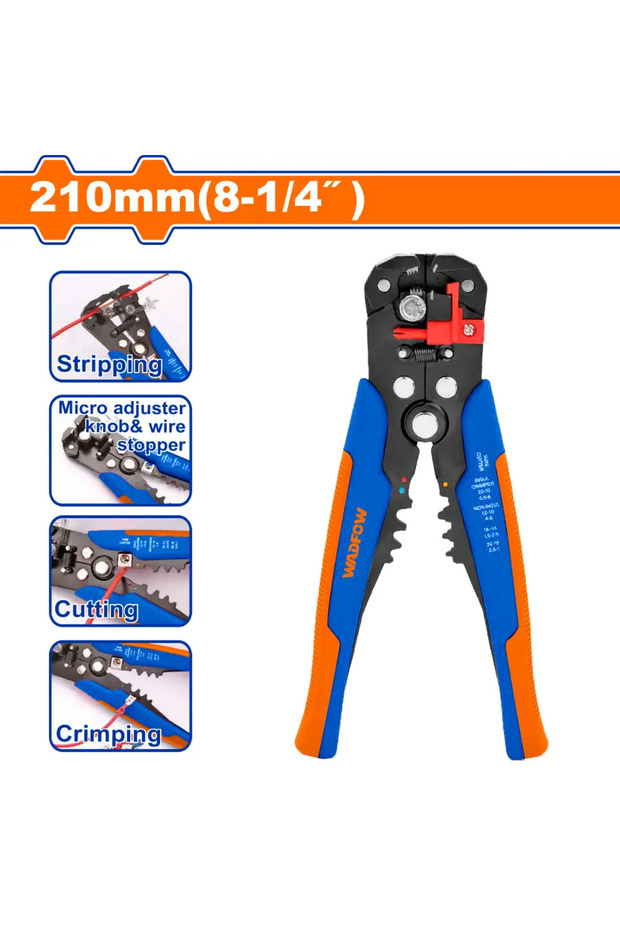 7" Automatic Vertical Wire Stripper — WBQ4601 - 1
